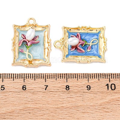 Подвески из эмали и сплава FIND-M060-06G-1