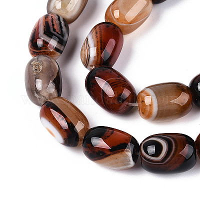 Природный агат бисер нитей G-N356-02A-10-1