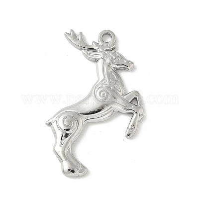 Подвески в виде оленей из нержавеющей стали 304 STAS-S186-07B-P-1