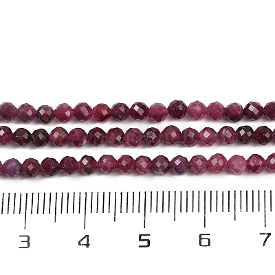 Натуральный турмалин бисер нитей&nbsp;G-F789-03-3mm-1