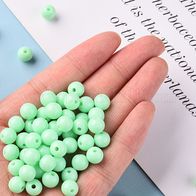 Непрозрачные акриловые бусины&nbsp;MACR-S370-C8mm-A05-1