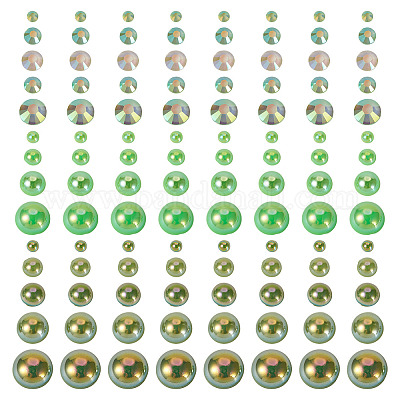 Полукруглые кабошоны из абс-пластика FIND-TAC0038-08F-1