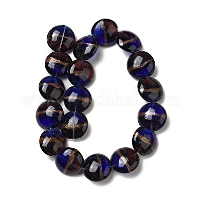 Ручной золотой песок бусины бисер нитей LAMP-C008-03B-1