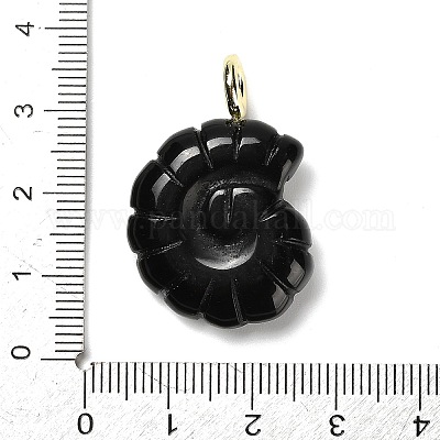 Природные подвески обсидиана G-A287-01G-03-1