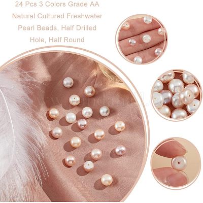 Естественный культурный жемчуг пресноводных PEAR-NB0001-93-1