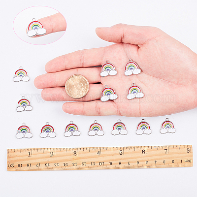 Подвески из эмали и сплава&nbsp;PALLOY-SC0002-47-1