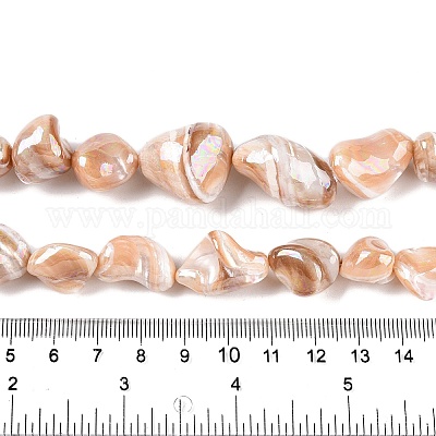 Нити бусин из натуральных трохоидных/трохус ракушек SSHEL-T017-01-1