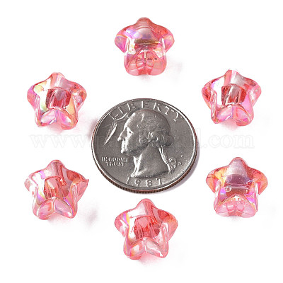 Прозрачные акриловые пуговицы с 1 отверстием MACR-S373-129-C08-1