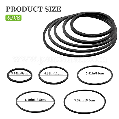 1 комплект колец для кормления рыб из вспененного eva AJEW-CN0002-51A-1