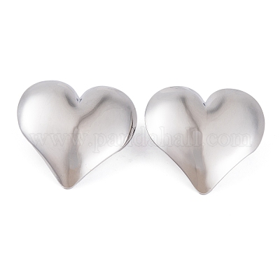 Некорневая нержавеющая сталь 304 серьги-гвоздики для женщин EJEW-A049-11P-1