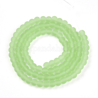 Прозрачные стеклянные бусины GLAA-T032-T4mm-MD17-1