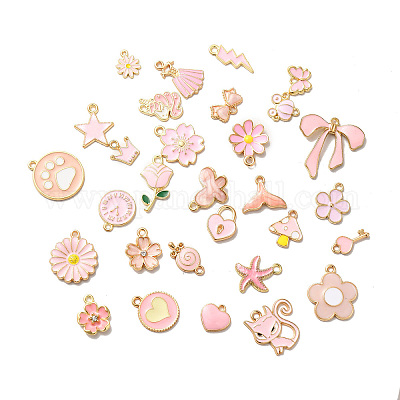 Подвески из эмали и сплава ENAM-D043-01A-1