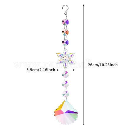 Снежинки из граненого стекла ловцы солнца PW-WG24776-03-1