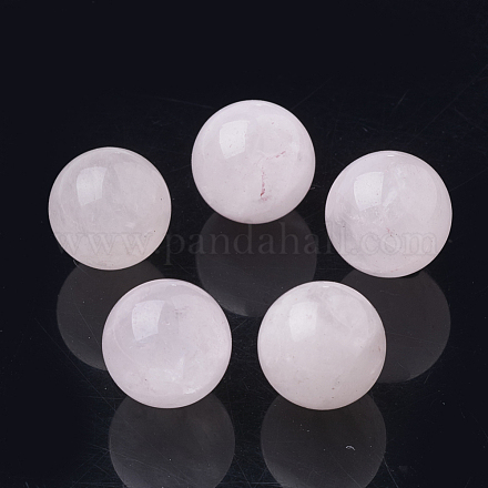 Naturale perle di quarzo rosa X-G-S289-20-12mm-1