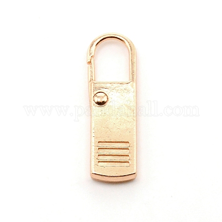 Zipper Puller aus Zinklegierung FIND-TAC0012-01LG-1