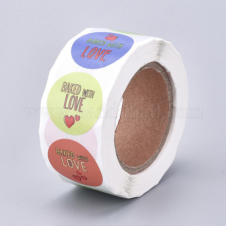Cuit avec amour stickers DIY-J002-F09-1