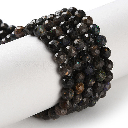 Нити бусин из натурального огненного опала G-G180-A01-02-1