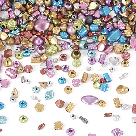 100 g de perles acryliques opaques MACR-TA0001-52-1