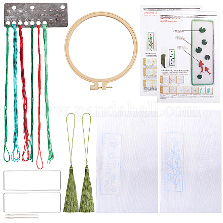 Наборы для вышивания закладок своими руками DIY-SC0029-44A-1