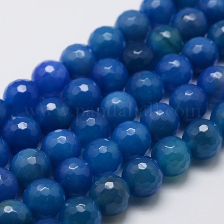 Chapelets de perles d'agate naturelle X-G-G882-12mm-A02-1