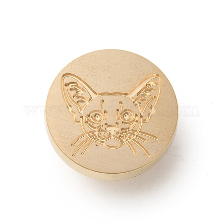 Золотые тона сургучной печати AJEW-U008-03G-01-1