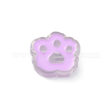 Прозрачного акрилового Европейский бисером&nbsp;OACR-CJC0006-03E-1