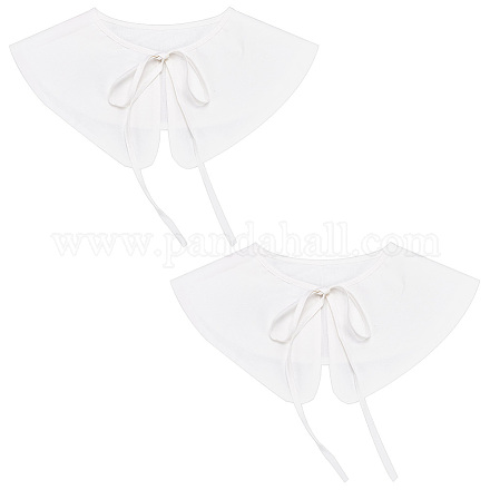 Faux cols amovibles en polyester pour femme AJEW-WH0258-771-1