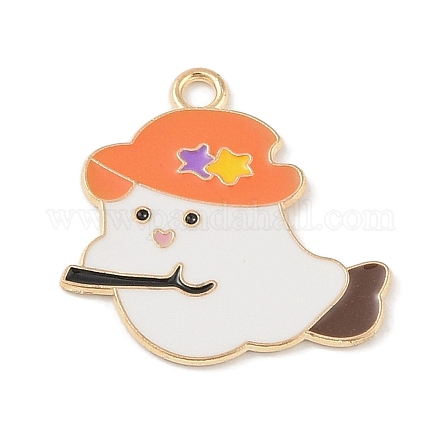 Подвески из сплава хэллоуина с эмалью ENAM-Z010-18KCG-1