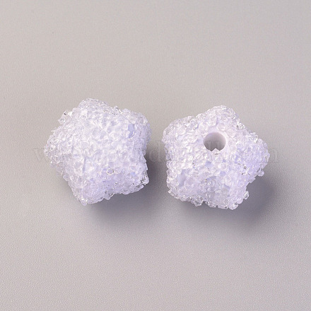 Perles en résine ZIRC-I029-02C-1