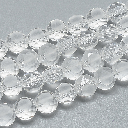 Perles en verre dépoli  EGLA-S147-14mm-08-1