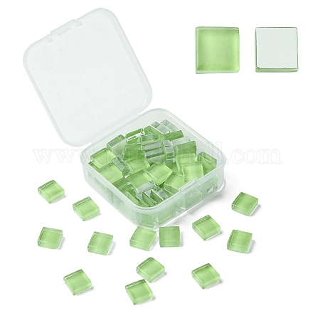 60шт прозрачные стеклянные кабошоны GLAA-YW0003-65-25-1