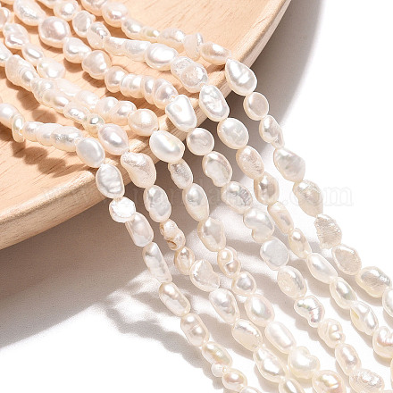 Нити из натурального культивированного пресноводного жемчуга PEAR-N028-01-1