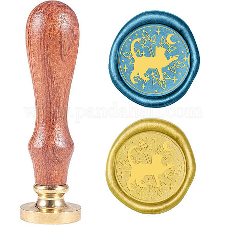 Wax Seal Stamp Set AJEW-WH0208-416-1