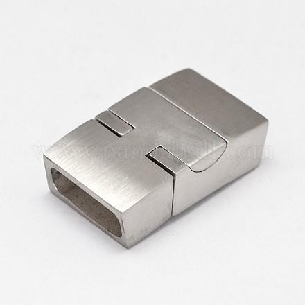 Rettangolo 304 chiusure magnetiche in acciaio inossidabile con estremità da incollare STAS-D070-08-1