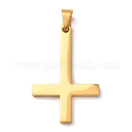 Подвески в виде перевернутого креста из нержавеющей стали 304 STAS-F323-10G-1