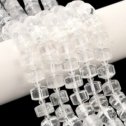 Natürlichem Quarz-Kristall-Perlen Stränge G-G453-G03-7x12mm-1