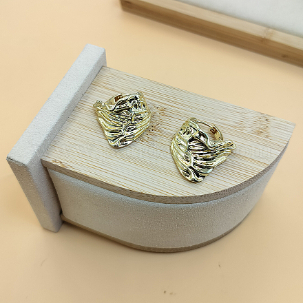 Модные латунные серьги-кольца для женщин WF1855-2-1