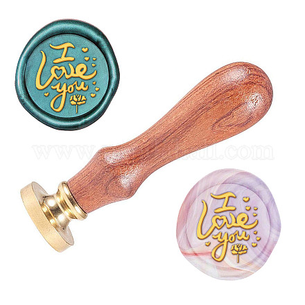 Wax Seal Stamp Set AJEW-WH0208-594-1
