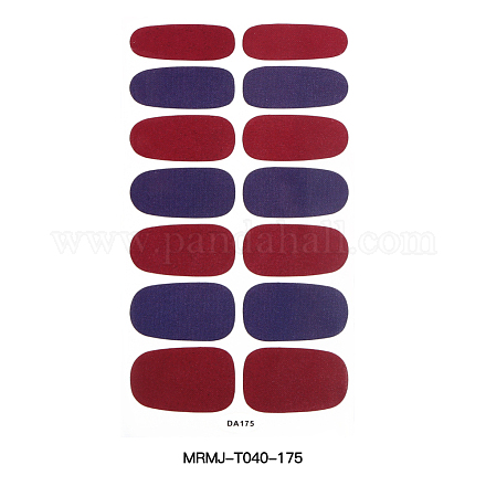 Pegatinas de arte de uñas de tapa completa MRMJ-T040-175-1