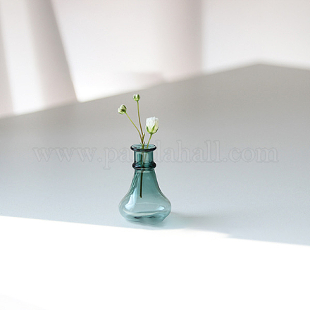 Bottiglie di vaso di vetro in miniatura trasparente BOTT-PW0006-10G-1