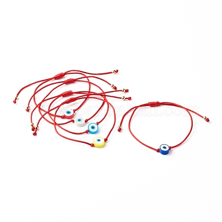 Adjustable Nylon Thread Cord Bracelets BJEW-JB06343-1