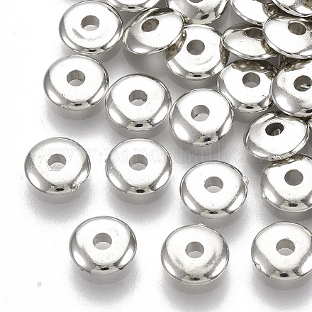 Plating ABS Plastic Spacer Beads X-KY-T019-31C-1
