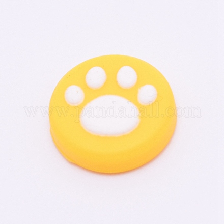 Tapas de agarre de pulgar de pata de gato de repuesto de silicona AJEW-WH0181-02H-1