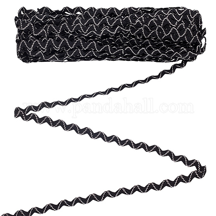 Волнистая кружевная лента из полиэстера OCOR-WH0078-376B-1