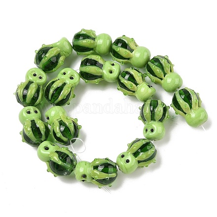 Бусины лэмпворк  LAMP-R001-04A-1