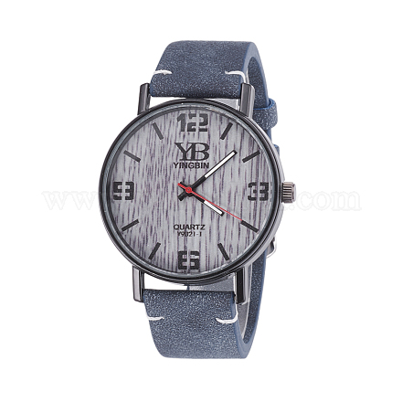 High Quality PU Leather Quartz Watches WACH-P014-A01-1