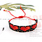 Bohemian Adjustable Heart Loom Pattern Miyuki Seed Beads Bracelets for Women, Red