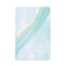 Hot Stamping Cardboard Paper Jewelry Display Cards, for Hanging Earring & Necklace, Rectangle, Pale Turquoise, 9x6x0.04cm, Hole: 1.6mm
