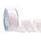 18M Iridescent Polyester Ribbon, for Gift Wrapping Ribbon, Flower Bouquet Decor, Misty Rose, 1-1/2 inch(39mm), about 19.69 Yards(18m)/Roll