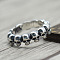 Skull Head Alloy Finger Rings, Antique Silver, Skull: 5mm, US Size 8(18.1mm)